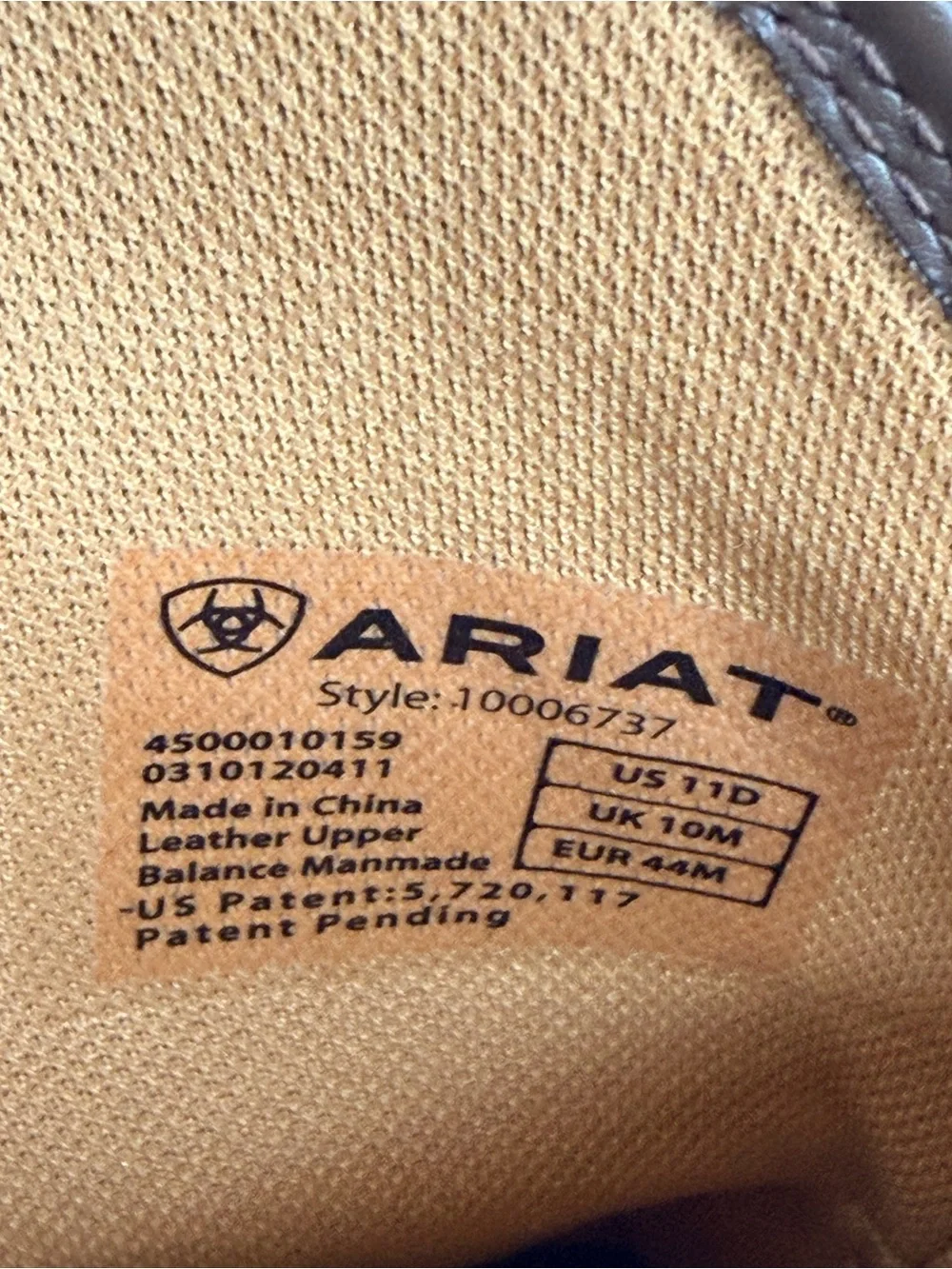 Ariat Men’s Size 11 D Sierra Brown Waterproof Western Pull On Boots